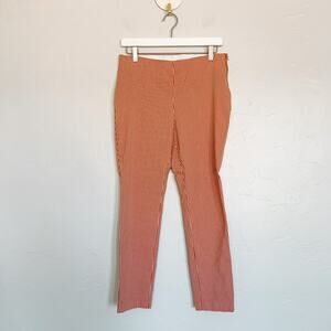 A New Day Pink Gingham Skinny Ankle Pants sz 10